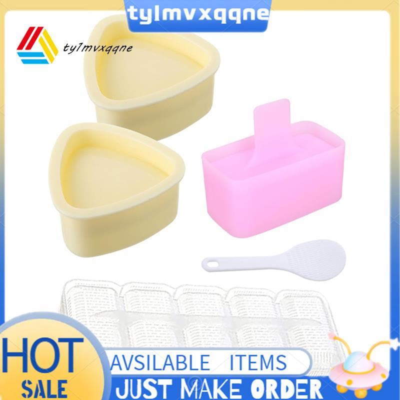 Para Criança Almoço Bento Compatível 5-Pacote Onigiri Sushi Maker Molde Kit , Triângulo Clássico Arroz Musubi Casa DIY