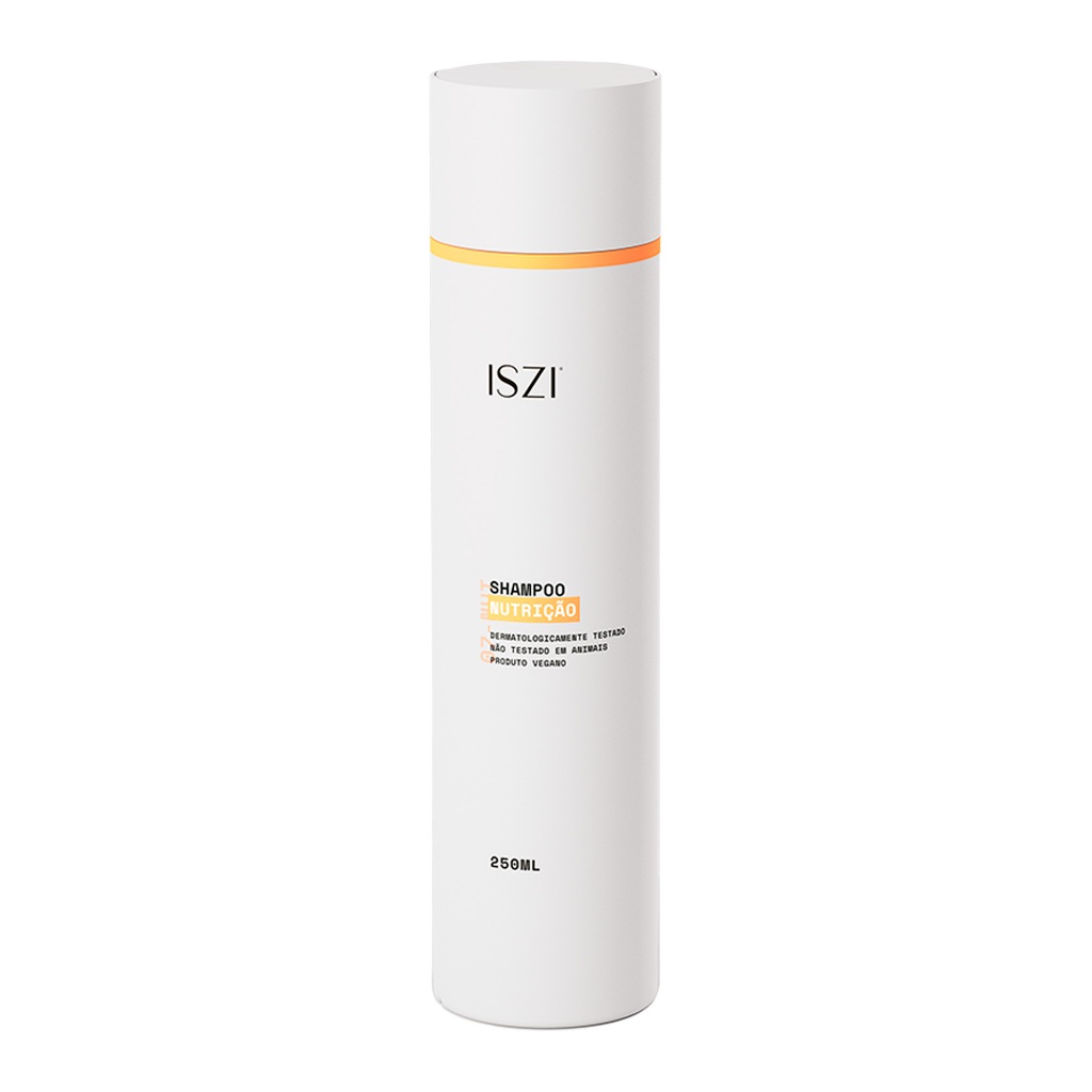 Iszi - Shampoo Nutrição 250 ml - Nutrição Capilar, Brilho e Maciez, Controle do Frizz, Limpeza Suave
