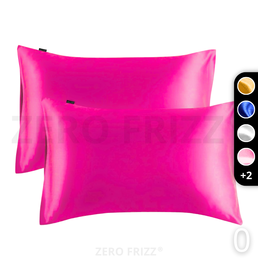 2 fronhas de cetim ZERO FRIZZ - Anti envelhecimento, rugas e frizz