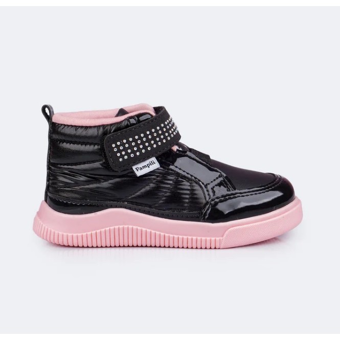 TENIS CANO ALTO MENINAS PAMPILI POM POM STRASS - 699064