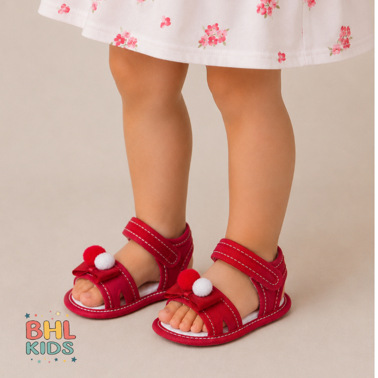 Sandalia Infantil Menina Bebe Tecido