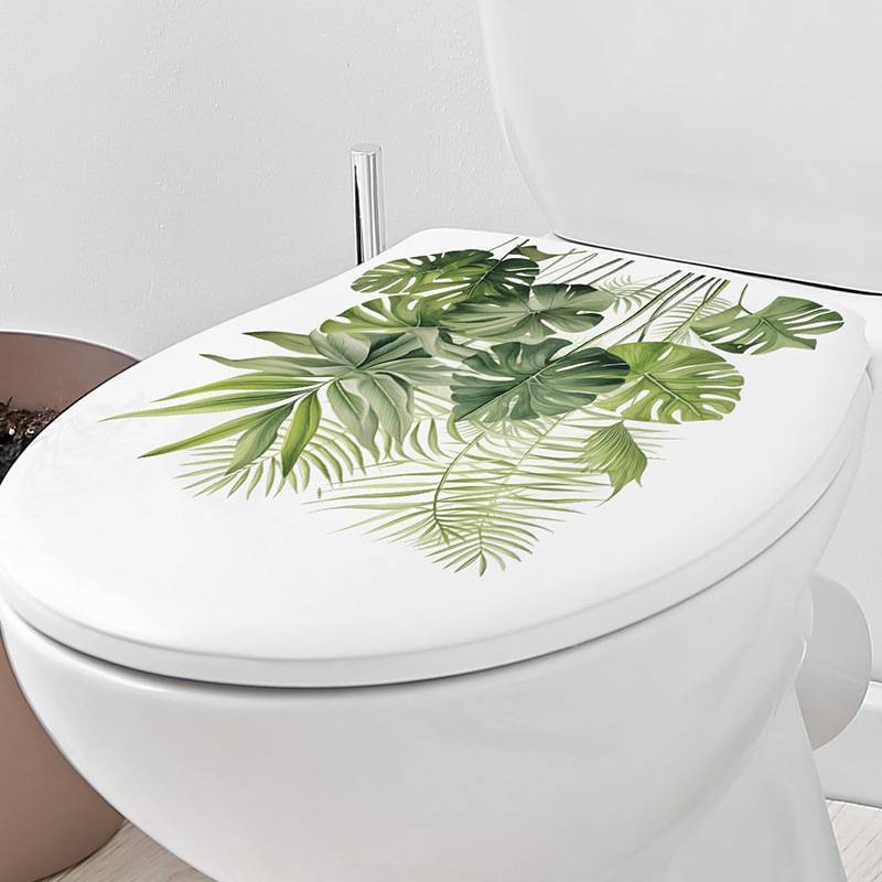 xinghernew Tropical Green Plant Turtle Ba Leaf Wall Stier Banheiro Decoração De Sala De Estar Armário Casa Decalques Emb