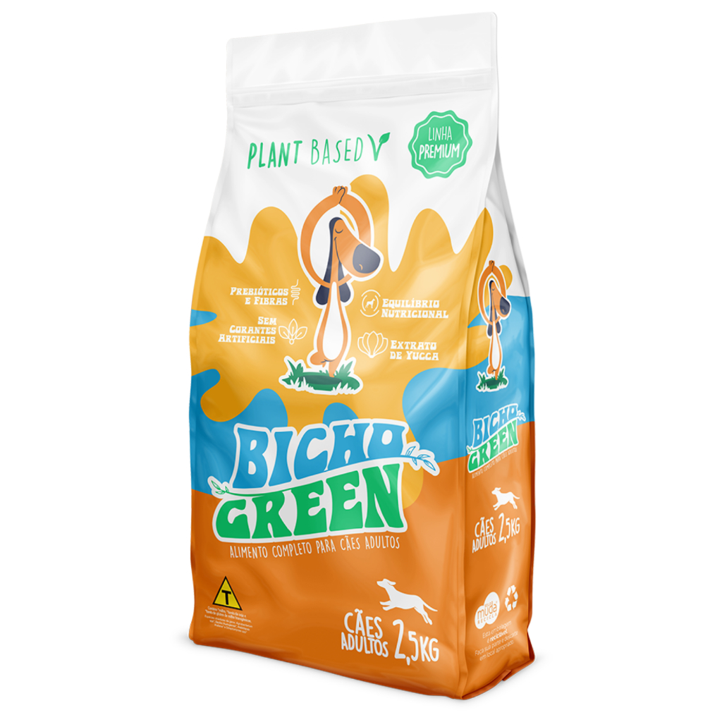 [Cães] Bicho Green PREMIUM 2,5 kg Ração Plant Based (Vegana)