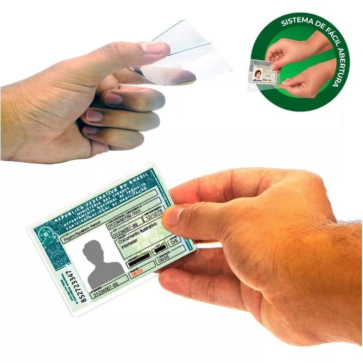 Protetor de CNH Anti Documento Habilitação Anti Aranhões Viagem Carteira Bolsa Mochila New