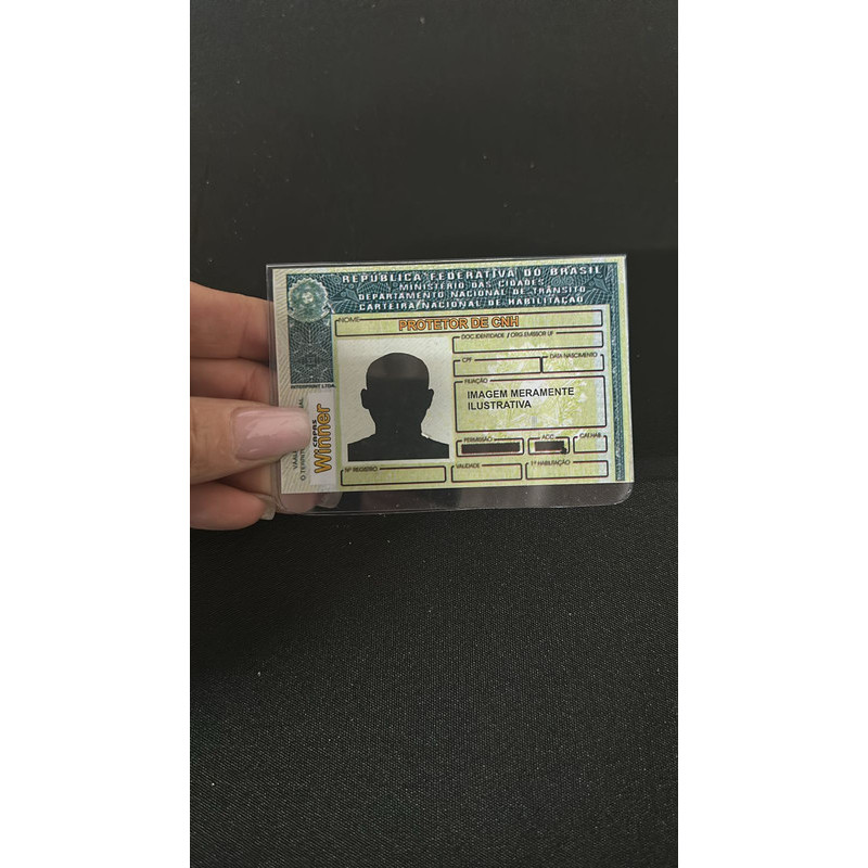 Kit 10 Case CNH Documento Habilitação Anti Aranhões Viagem Carteira Bolsa Mochila New