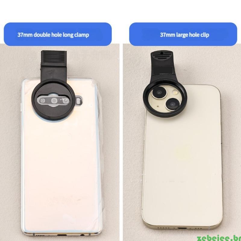 Suporte Filtro Câmera zebeiee Para Dispositivo Móvel Clipe Polarizador Circular Telefone