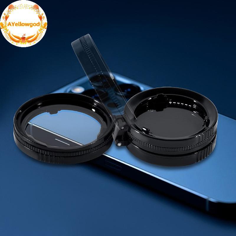 Filtro Polarizador Circular CPL Magnético AYellowgod 37 Mm Para Suporte Universal De Lente De Câmera De Telefone Cor Apr