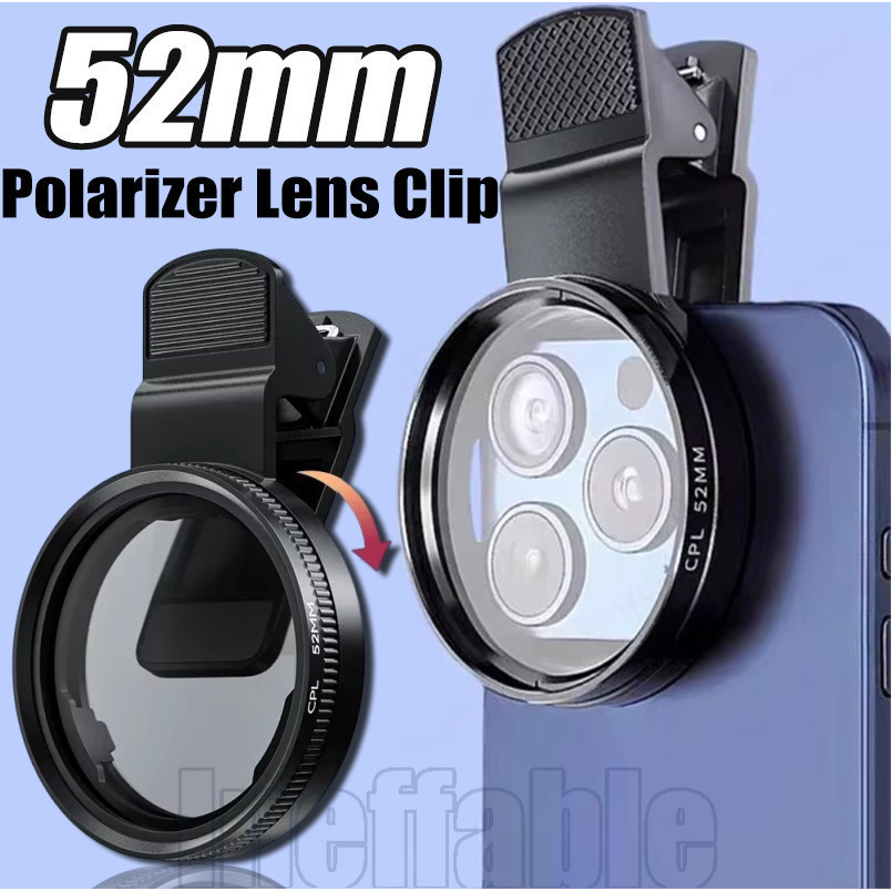 1/2/3 Conjunto De Suporte Para Filtro Polarizador Fotografia De Celular De 52 Mm-De Lente De Câmera De Telefone-Fotográf
