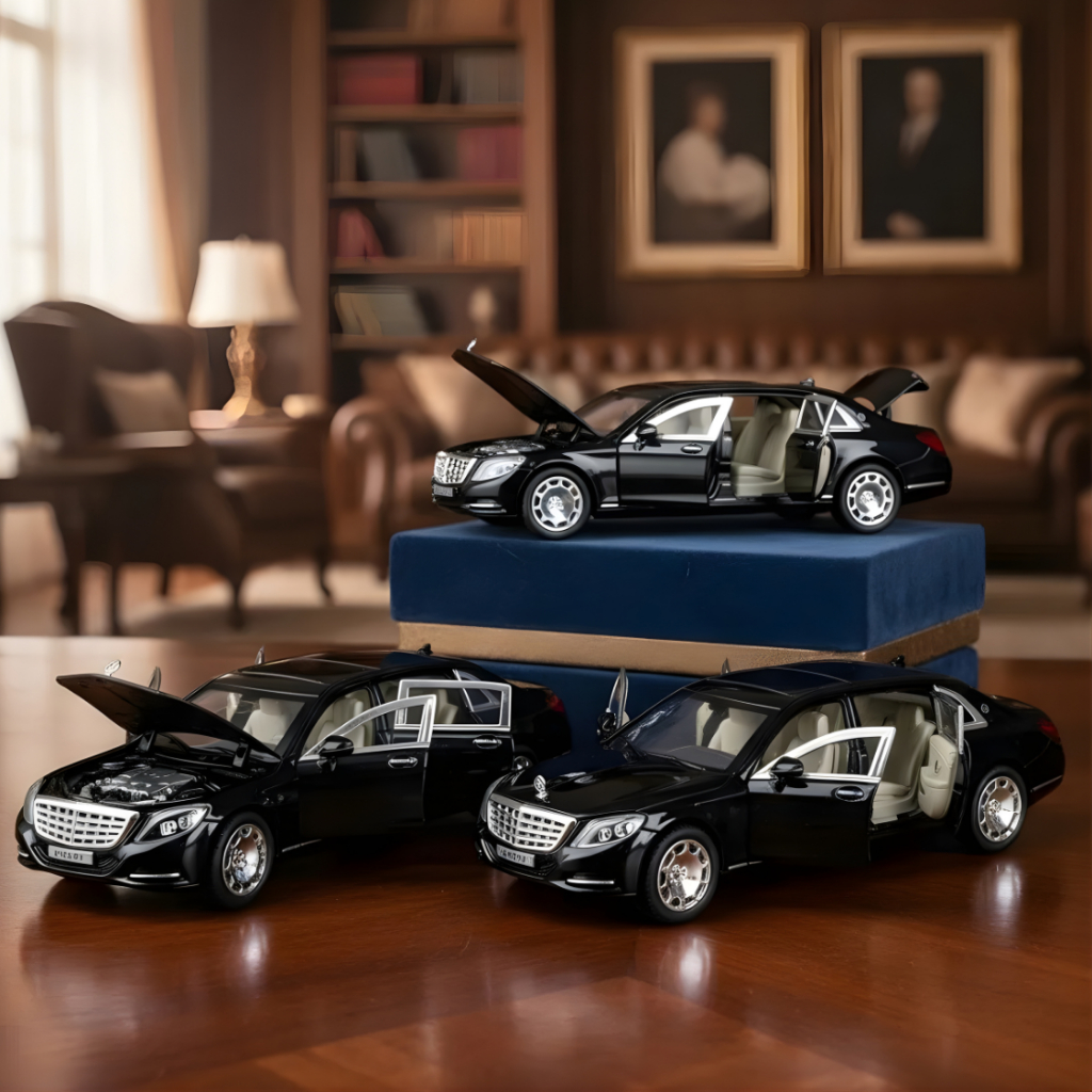 Limousine modelo luxo premium abre porta com som e luz full metal