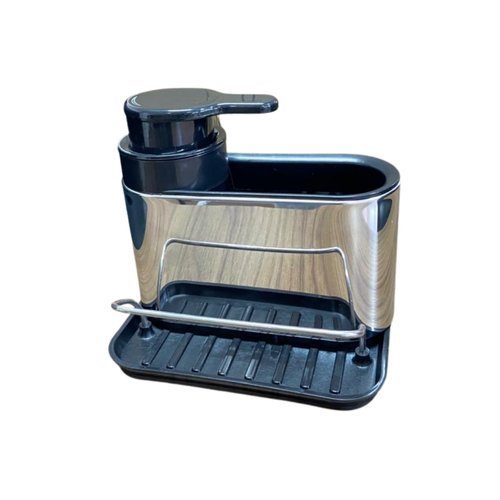 Organizador Porta Dispenser Aco Inox Compacto Duravel Moderno