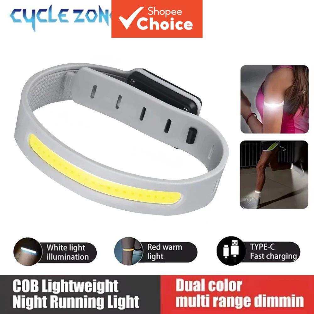 Silicone Ajustável Led Pulseira Luz Noite Correndo Alta Visibilidade Multi Escurecimento Segurança Para Jogging Ciclismo