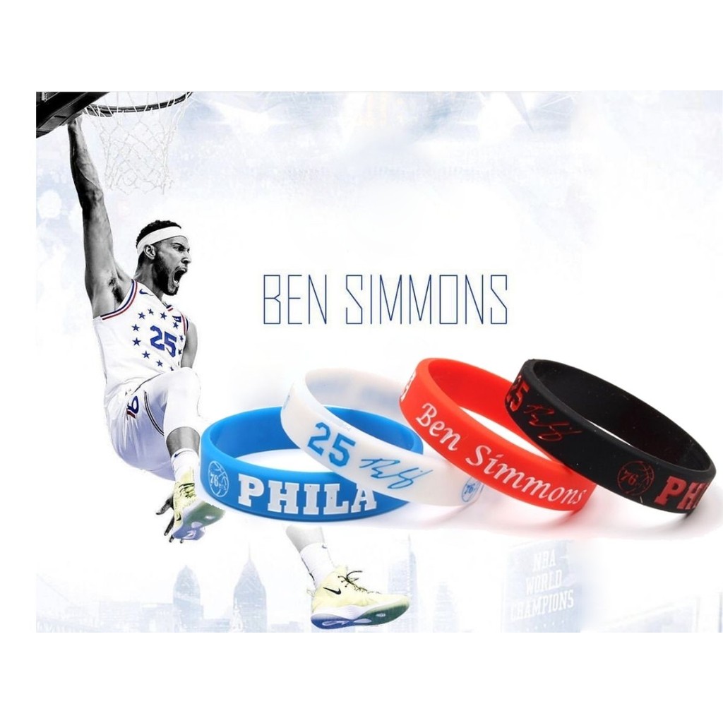 Pulseira Oficial Bem Simmons Basquete Silicone Basketball
