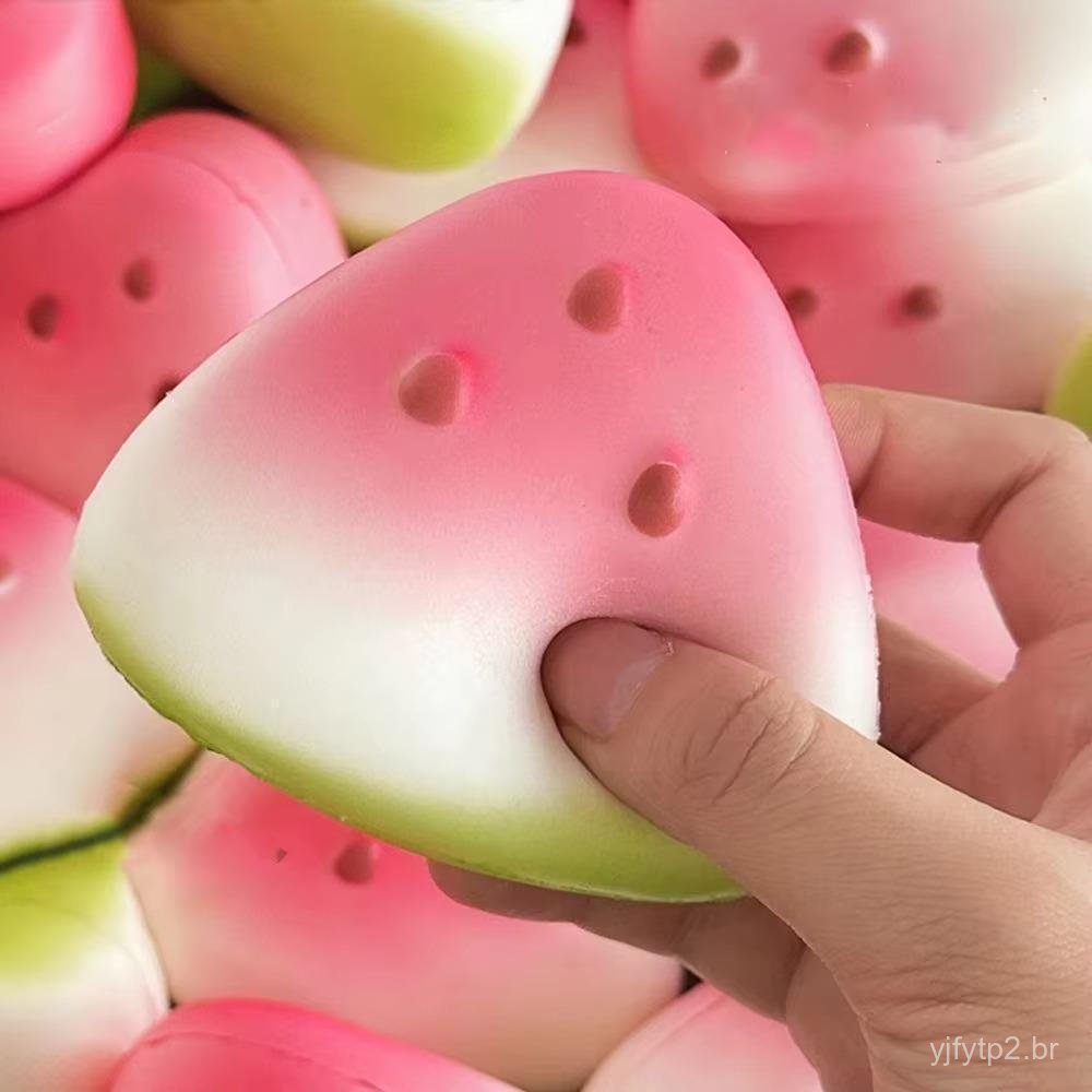 Brinquedo De Apertar , Fórmula De Fruta Design De Pitada E Aperto Squishy Anti-Stress