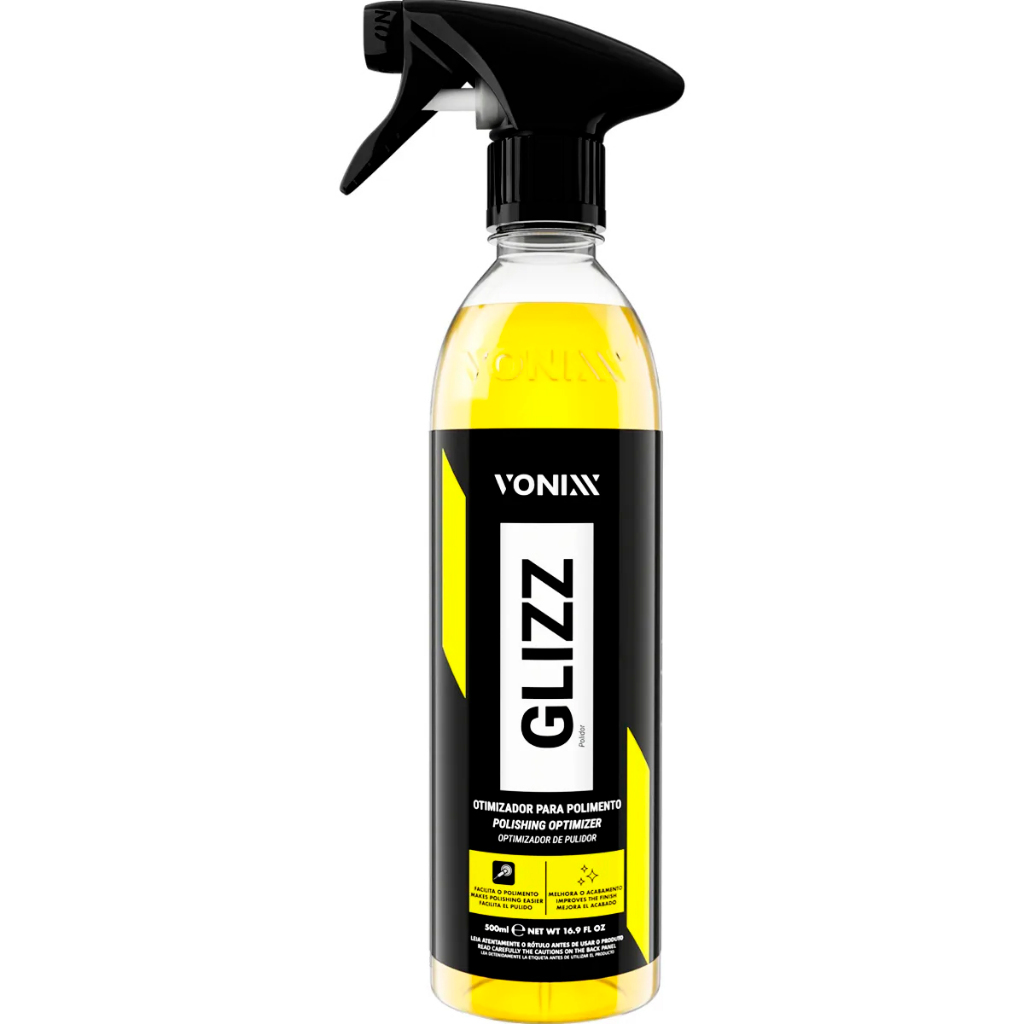 Otimizador Para Polimento Glizz Vonixx 500ml Lubrificante De Alta Performance Estetica Automotiva