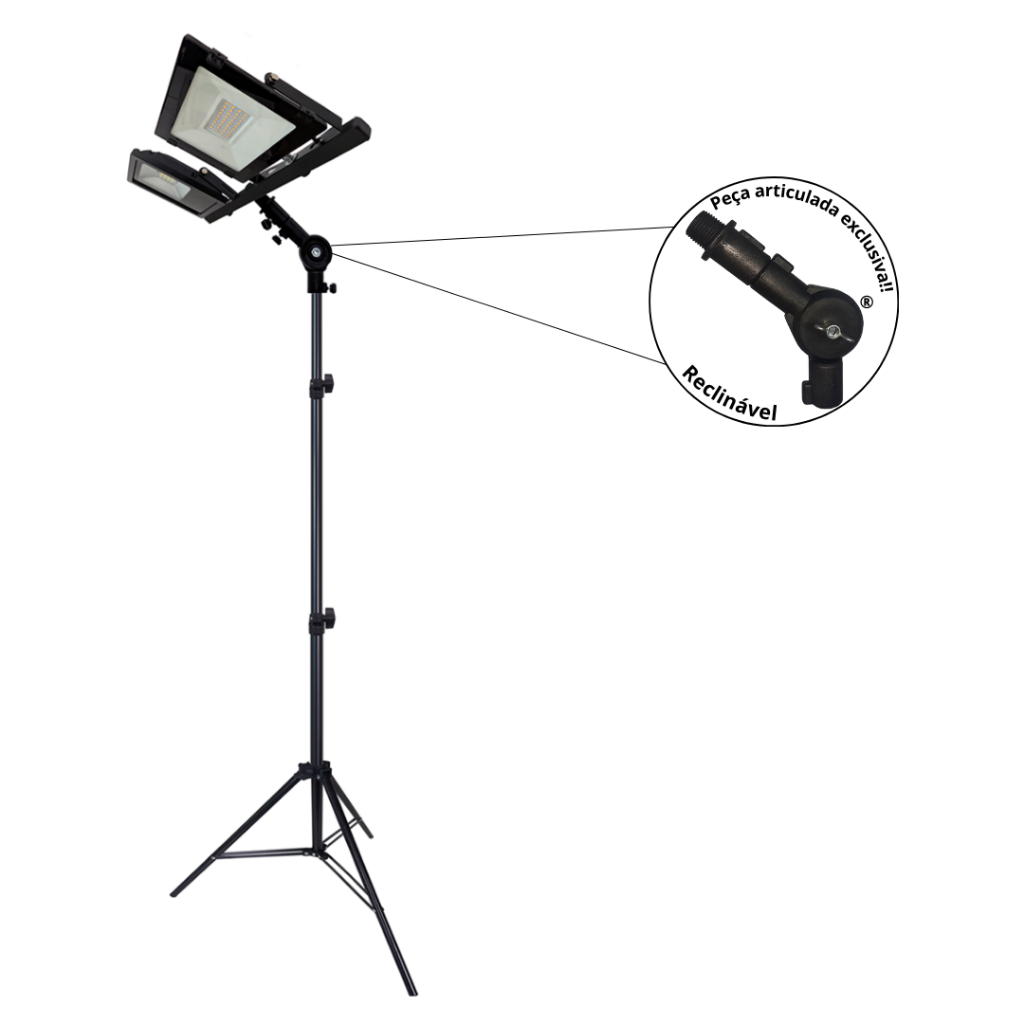 PHDR - TRIPÉ DUPLO ÂNGULO E ALTURA AJUSTÁVEL ESTÉTICA, ILUMINAÇÃO, POLIMENTO
