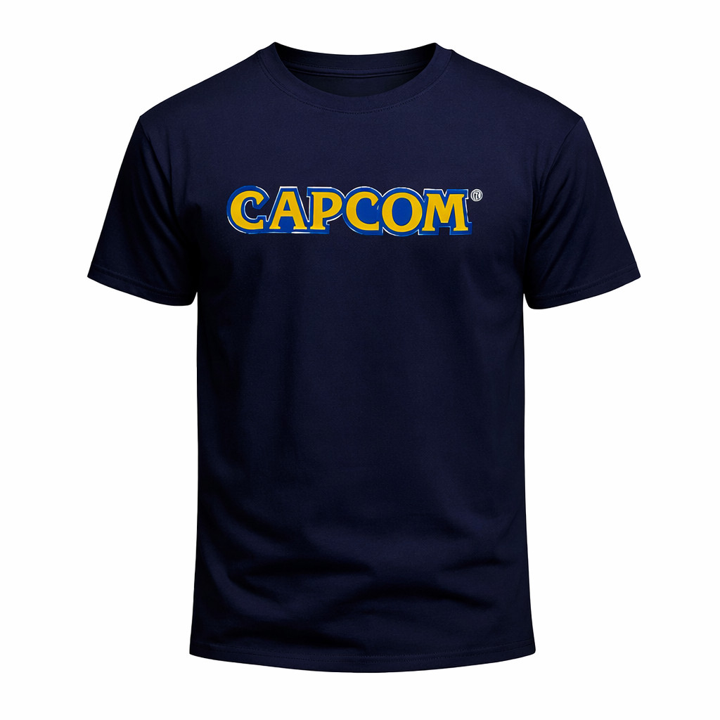 Camiseta Masculina Streetwear GAMER CAPCOM Oficial - 100% Algodão Premium - Conforto e Estilo Gamers
