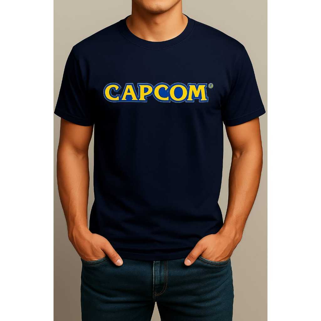 Camisa Camiseta GAMER CAPCOM Oficial - 100% Algodão Premium - Conforto e Estilo para Gamers