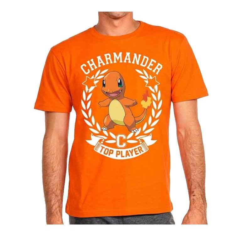Camiseta Camisa Pokémon Charmander Anime Pikachu Bulba