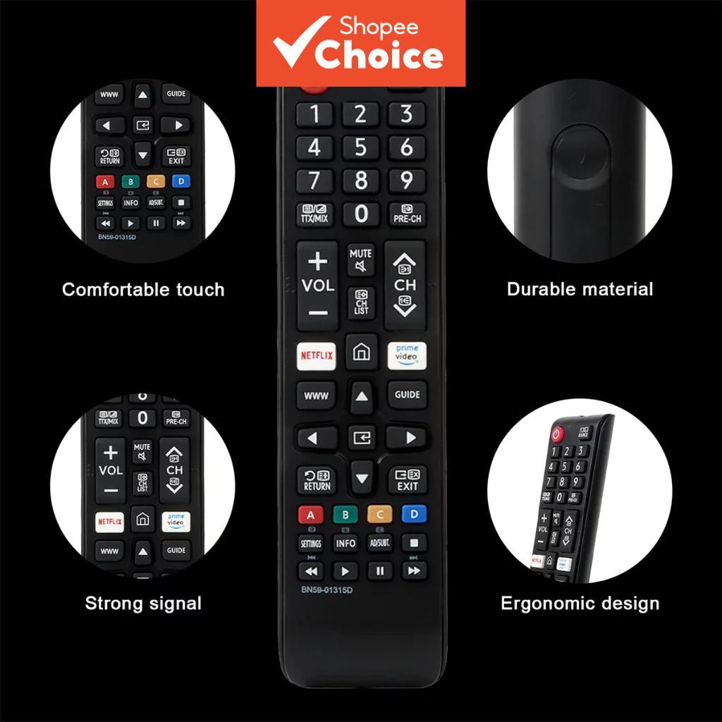 Substituto de controle remoto infravermelho universal inteligente compatível com todos os TVs Samsung