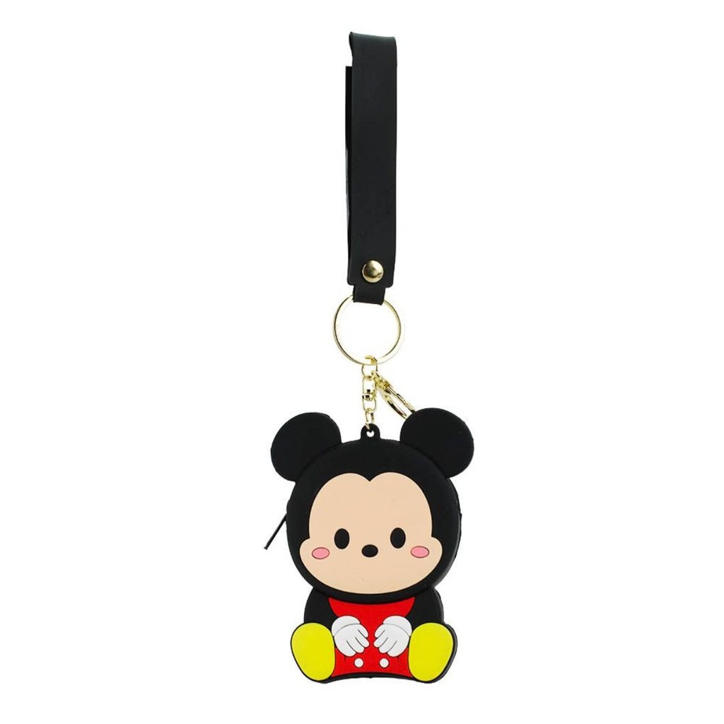 Chaveiro Porta Moedas Mickey Silicone Tsum Tsum Infantil - Disney