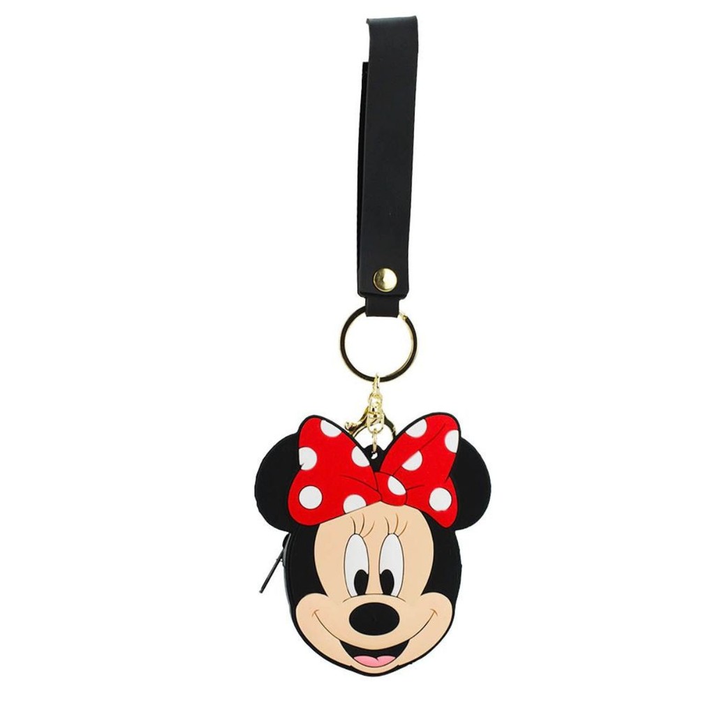 Chaveiro Porta Moedas Minnie Silicone Infantil- Disney