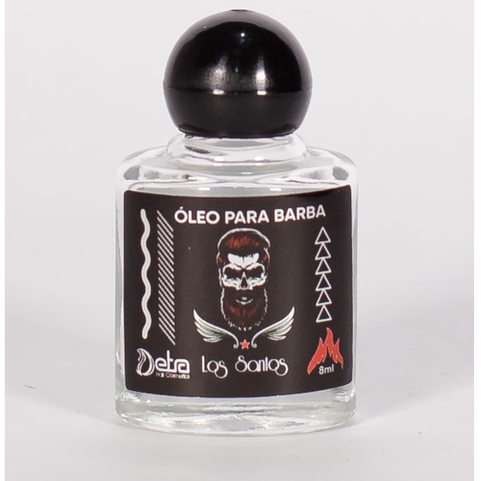 Óleo para Barba 8ml Los Santos Hidrata sem Deixar Oleosa Linha Masculina