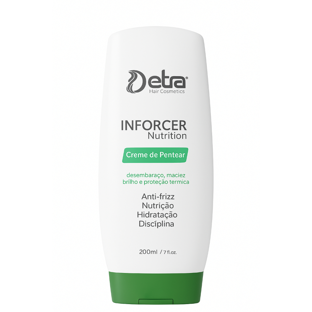 Creme para Pentear Finalizador Inforce Nutrition 200g sem Enxague Força e Nutrição Detra