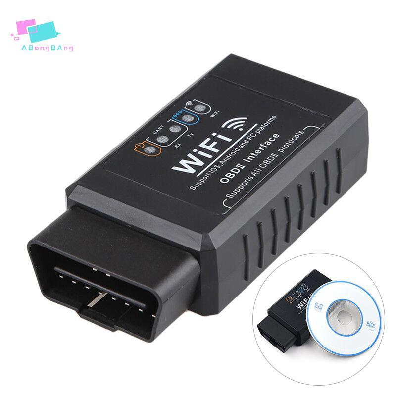 Abongbanghn ELM327 WIFI OBD OBDII Auto Car Ferramenta De Verificação De Diagnóstico Para IOS Android Nice