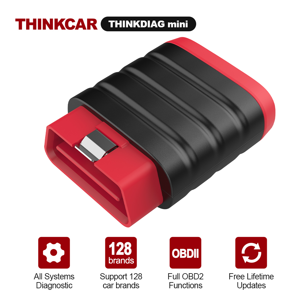 THINKDIAG mini Scanner Obd2 Para Auto Full Obd 2 Ferramenta De Diagnóstico De Função Bluetooth IOS Android Leitor De Código Automotivo