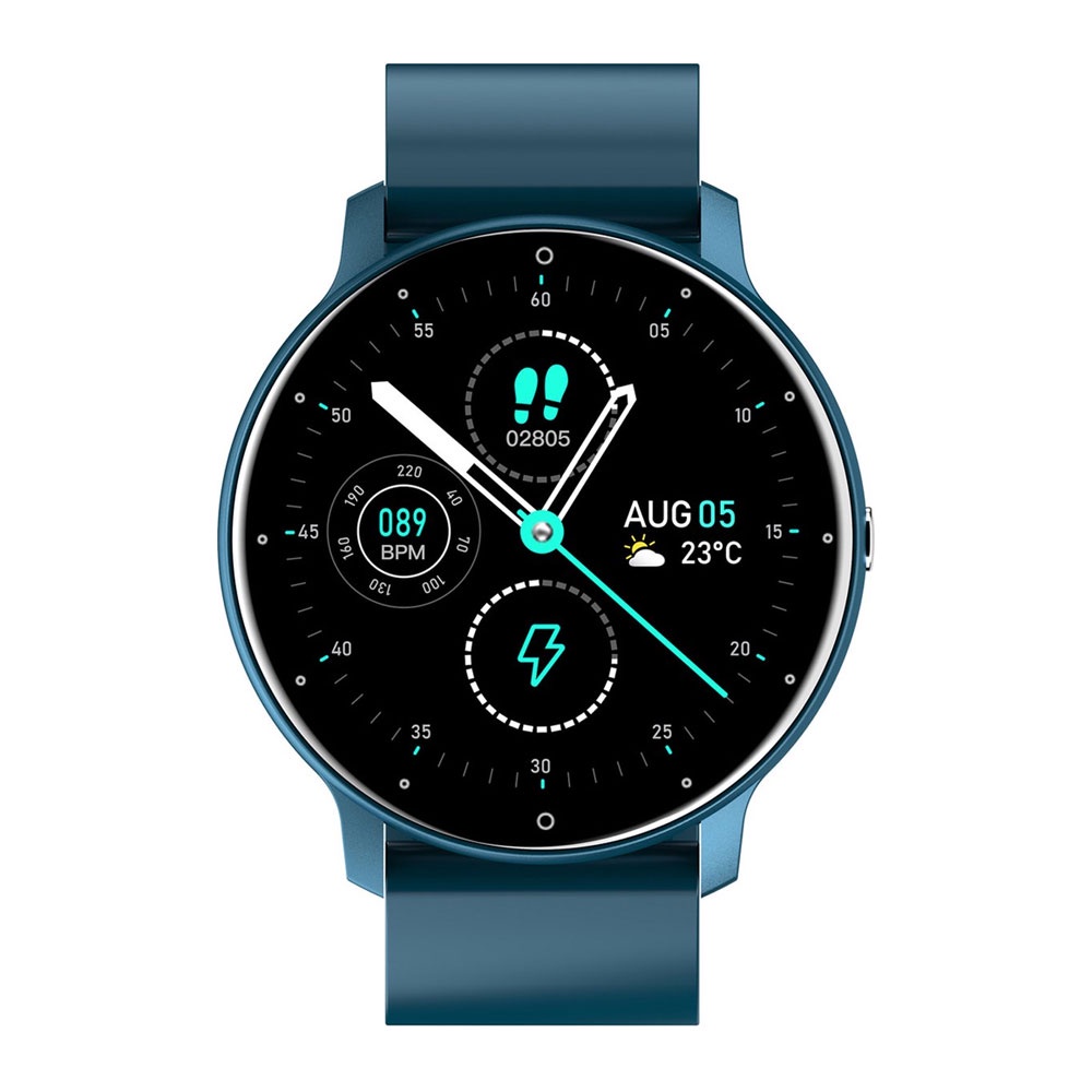 Smartwatch Zwear Zl02d Bt 4.0 Android Ios Tela 1.3 pol. Azul