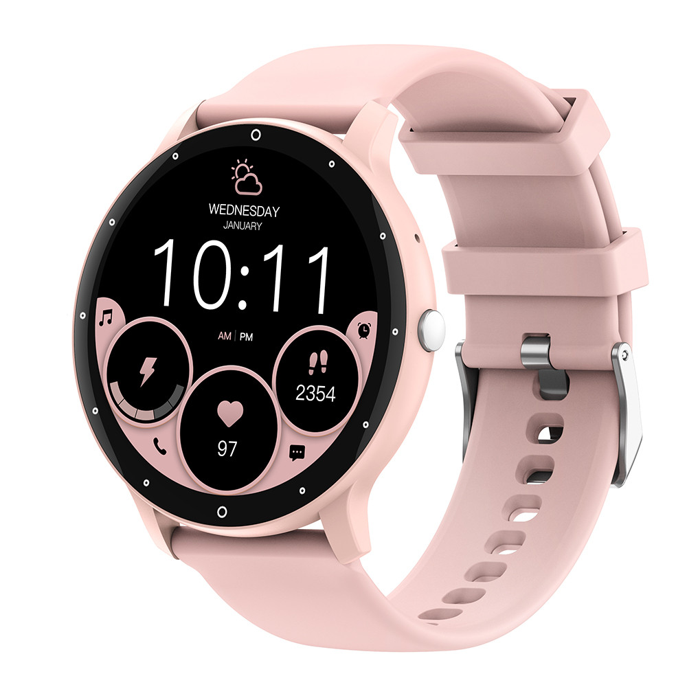 Smartwatch Zwear Zl02d Bt 4.0 Android Ios Tela 1.3 pol. Rosa