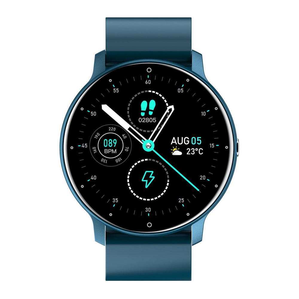 Smartwatch Zwear Zl02d Bt 4.0 Android Ios Tela 1.3 pol. Azul