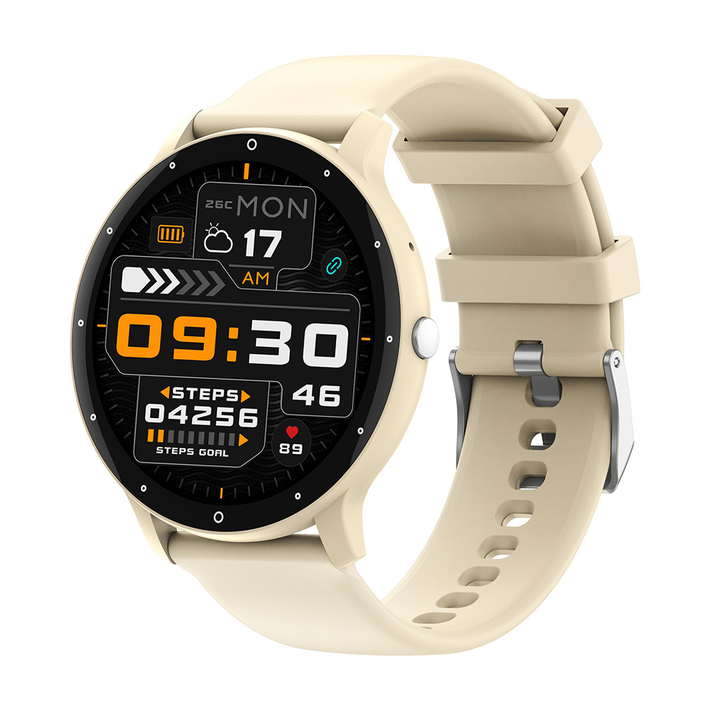 Smartwatch Zwear Zl02d Bt 4.0 Android Ios Tela 1.3 pol. Gold