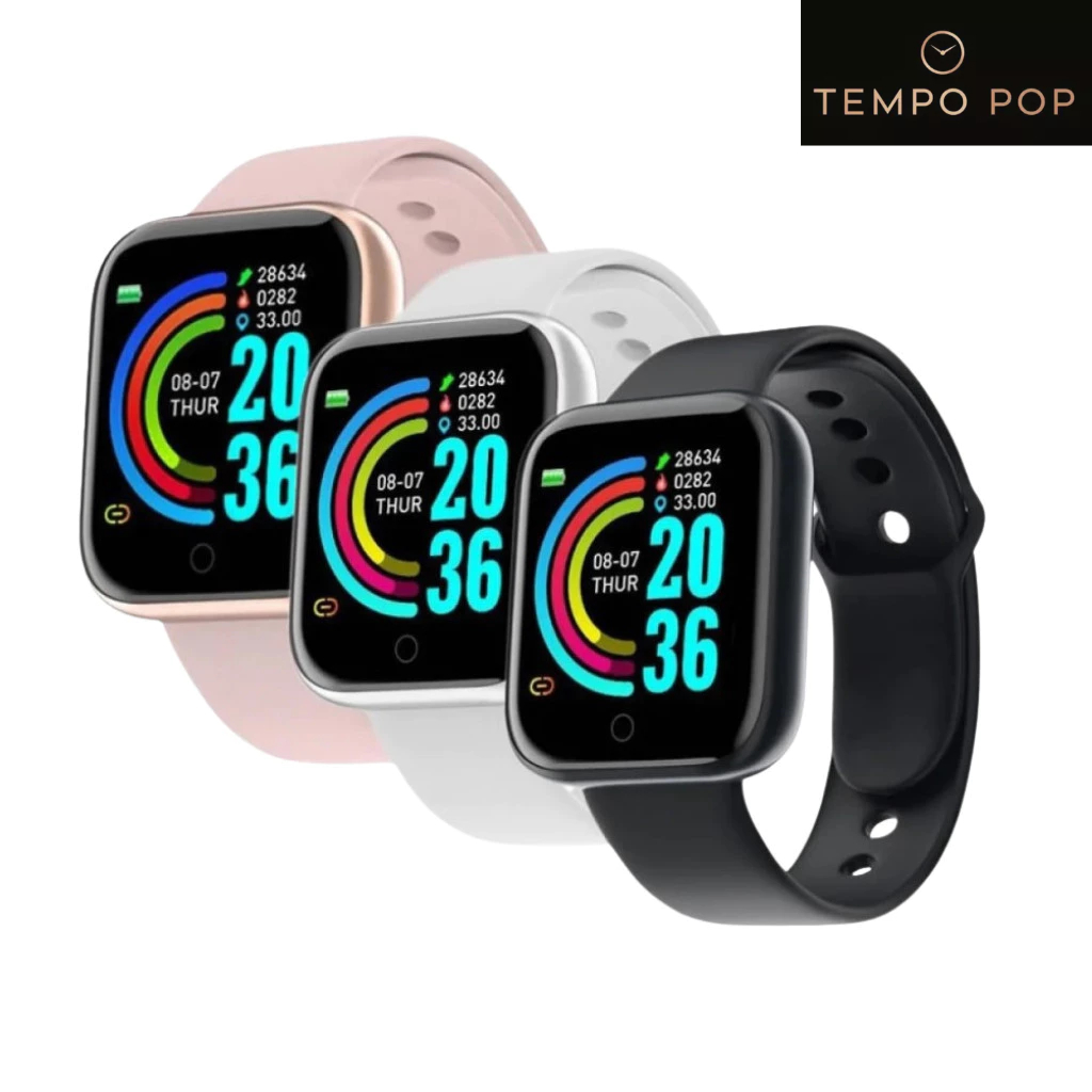 Relógio Inteligente D20 Smartwatch Pro Bluetooth Android/ios colocar fotos na tela