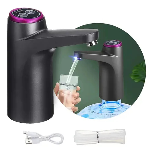 Bomba Elétrica Recarregável USB para Galão de Água 5L 10L 20L Automática Portátil Sem Fio