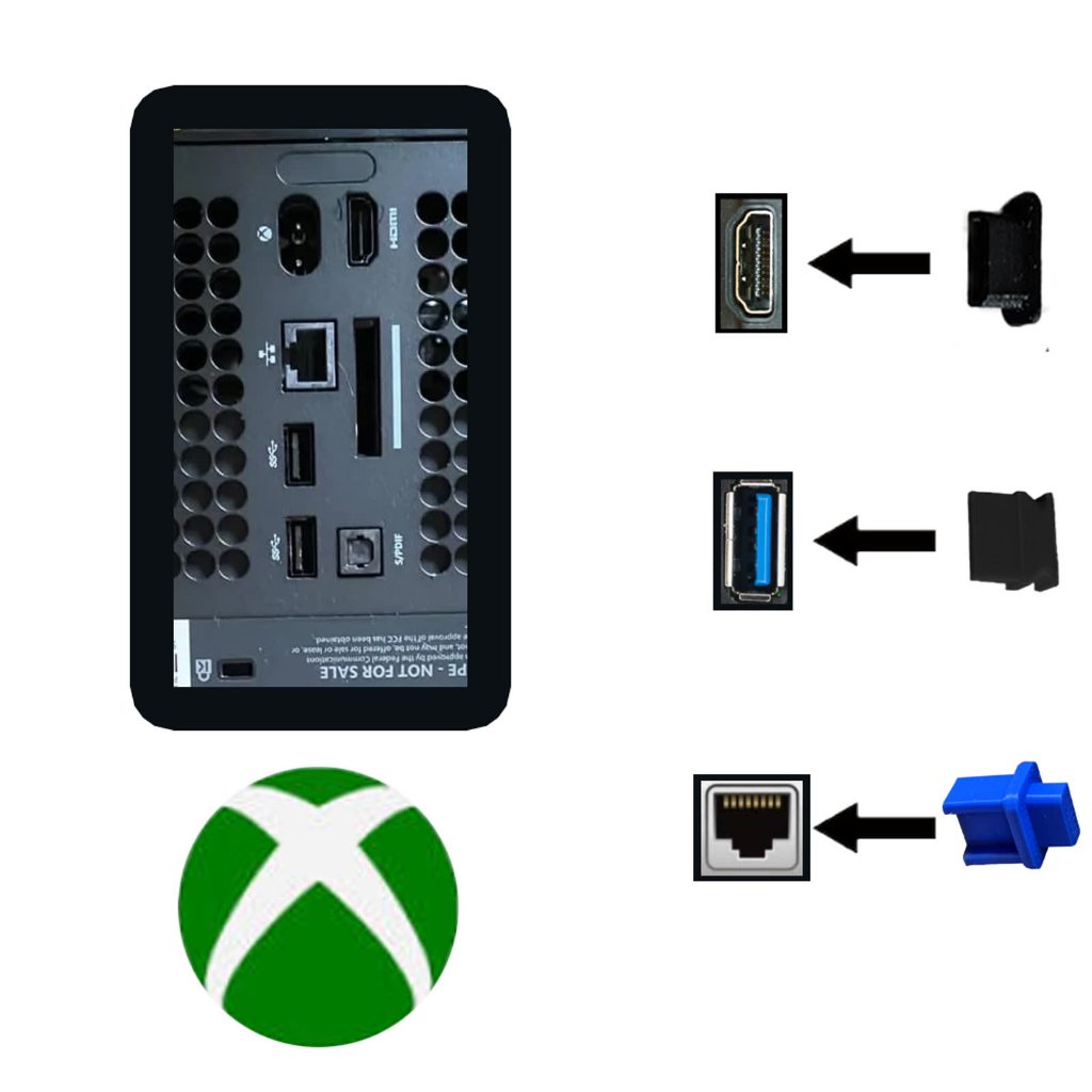 Kit Protetores Rtx 5060 5070 5080 5090 Pcie - 1 Hdmi + 3 Display + 1 Pcie Preto