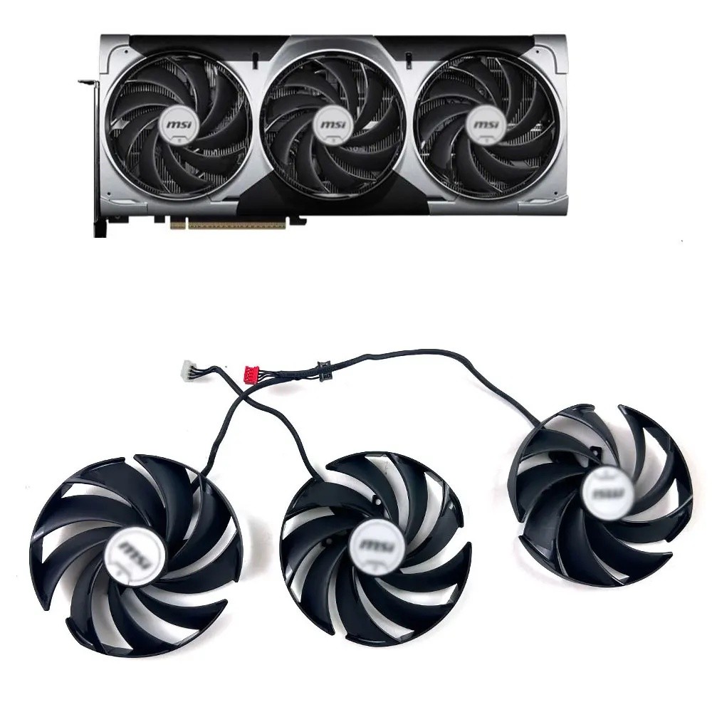 Rolamento De Esferas Do Ventilador De Refrigeração 95mm 4pin PLD10020B12H RTX5070ti RTX5090 5080 D Para MSI RTX 5090D 50