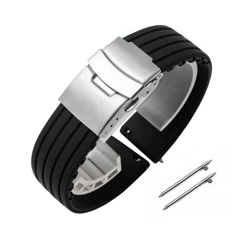 Pulseira Fecho Deployant Para Relógio Inteligente Digital Analógico Smartwatch 18mm 20mm 22mm e 24mm