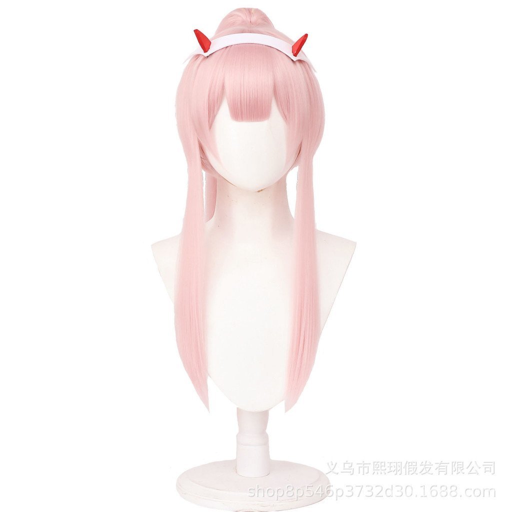 Peruca de cosplay Tongchuan DARLING in the FRANXX 02 Strelitzia reginae personagem principal feminina FWZ6