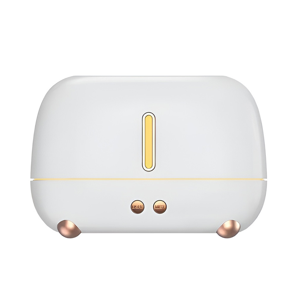 Aromatizante Difusor Umidificador LED Efeito Chama USB Óleos Essenciais Aromaterapia Ambiente Casa Escritório Premium