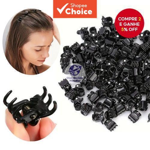 Conjunto De Mini Grampos De Cabelo Pretos , 48 Ou 100 Peças , Acessórios De Estilo Simples Para Meninas E Crianças