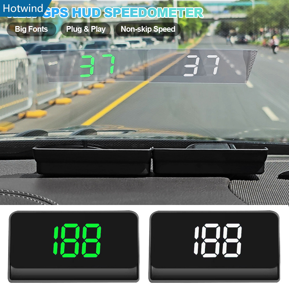 HW1 Carro GPS HUD Head Up Display Velocímetro Digital Medidor De Velocidade KMH/MPH Para Caminhão Plug and Play Acessóri