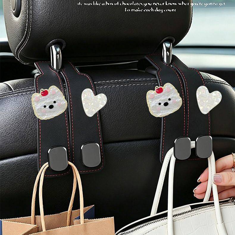 Car Hook Car Seat Back Multifunctional Storage Hook New Rear Car Advanced Sense Practical Hook HUWc