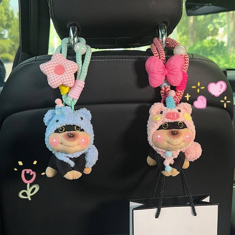 Car Hook Car Interior Decoration Rear Row Storage Plush Doll Multifunctional Chair Back Storage Dhqq
