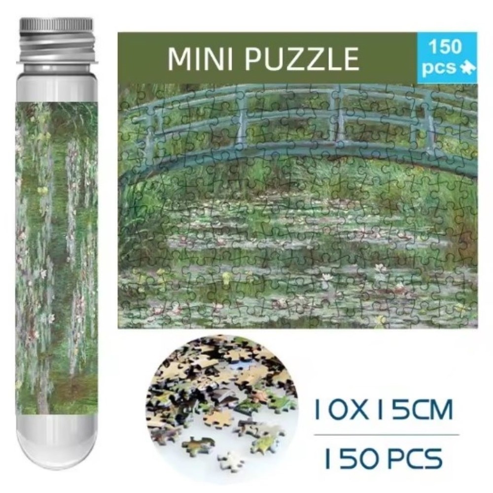 Quebra cabeça Importado Toywea [21248] Water Lilies - 150 peças MINI  Embalagem Esp*