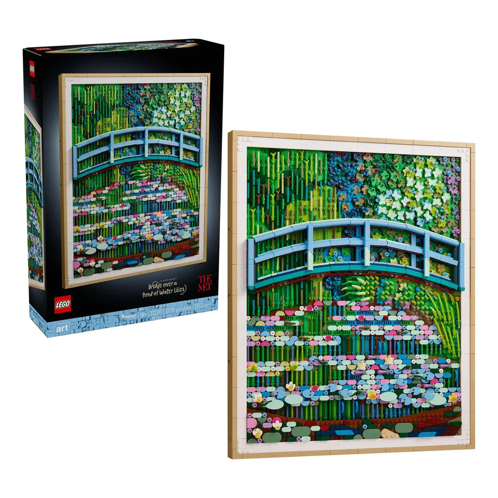 Lego 31220 Claude Monet Bridge Over A Pond Of Water Lilies 3179