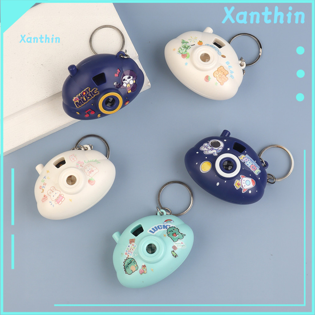 One-click Pattern Switch Projector Mini for Children Cartoon Camera Keychain with Slide Light – Fun Kids Toy Pendant f
