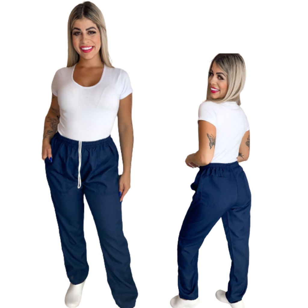 CALÇA OXFORD AZUL ROYAL PROFISSIONAL - 51