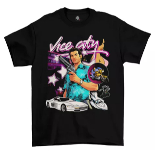 Camiseta Masculina Jogo Game - Vice City I 100% Algodão