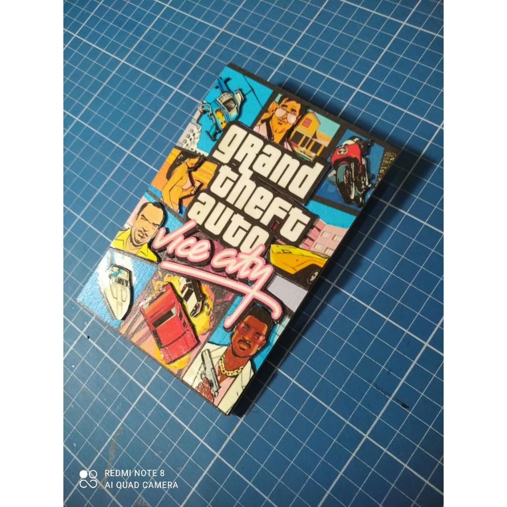 GTA vice city / IMÃ 3D / ARTESANAL / 15x10 cm